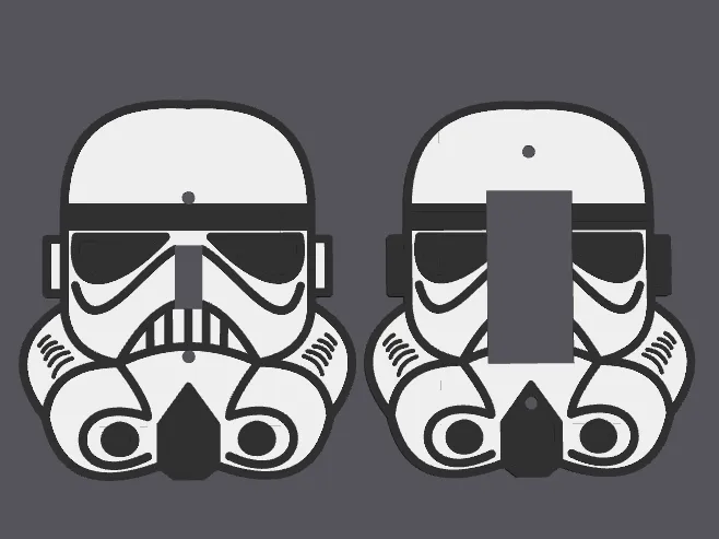 Storm Trooper Light Switch Cover