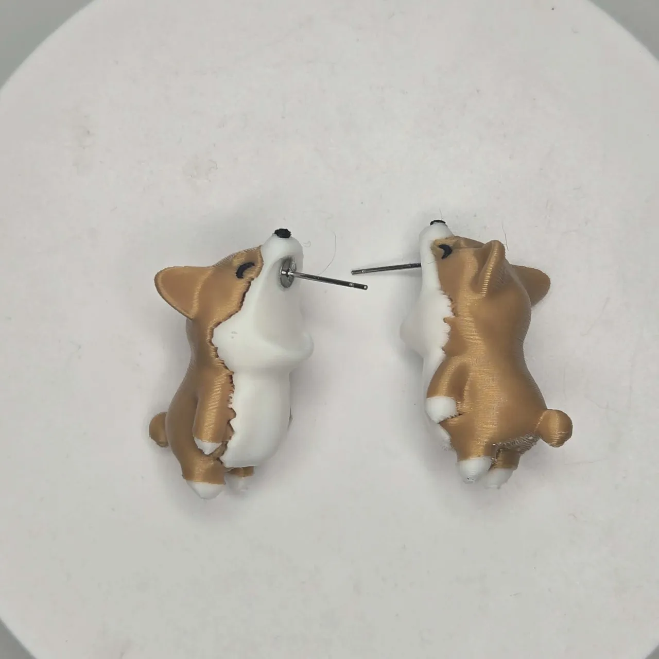 Corgi Chomper Earrings view 2