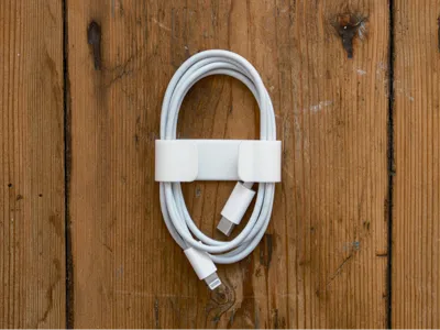 Cable tidy - minimalist wrap for wires and cables