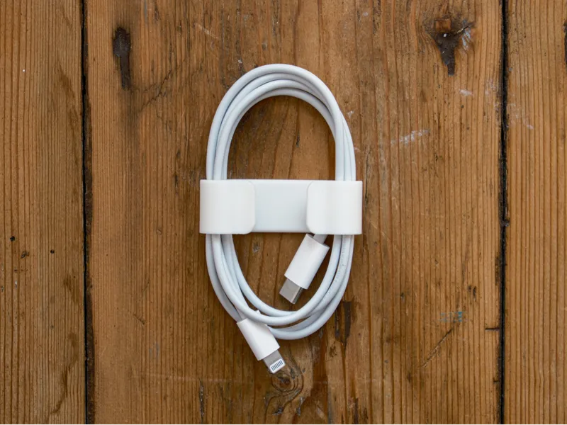 Cable tidy - minimalist wrap for wires and cables
