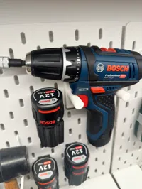 Support perceuse Bosch 12V pour panneau perforé — photo 1