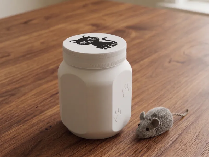 Nyan Jar – Screw-top Cat Toy Storage