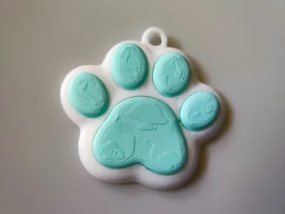 Kitty Paw Keychain - NFC 