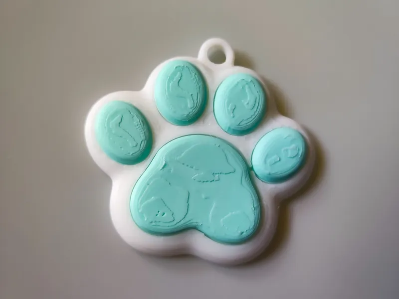 Kitty Paw Keychain - NFC 