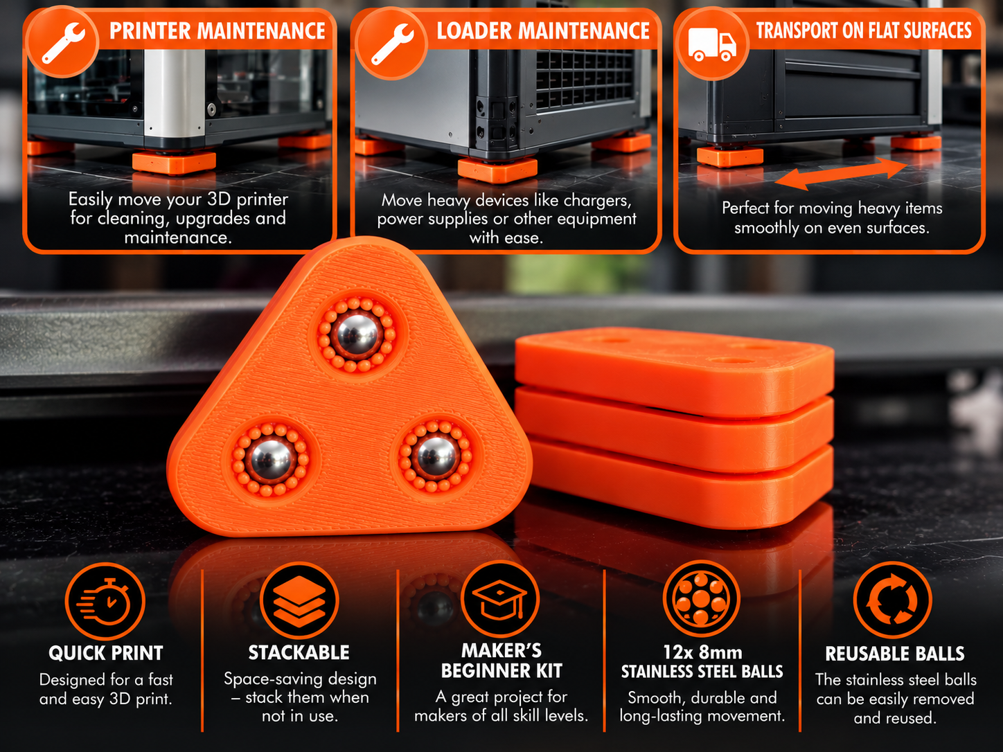 Directional Rollers 3D model