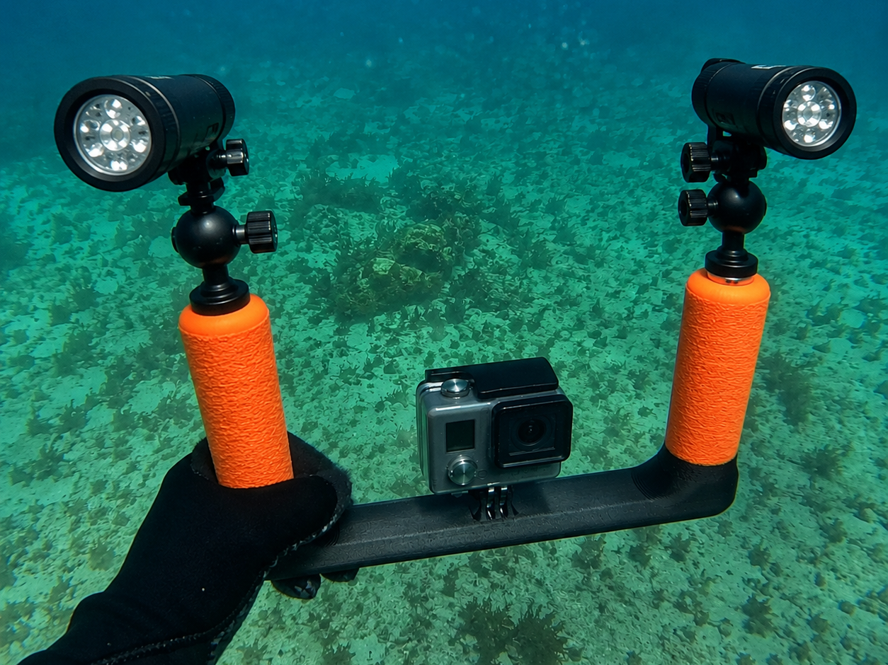Actioncam dive-rig GoPro, Insta360