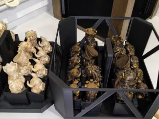 Figures storage inner box for chess box model