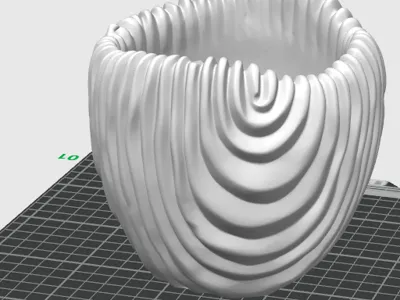 3d Scanned Vase