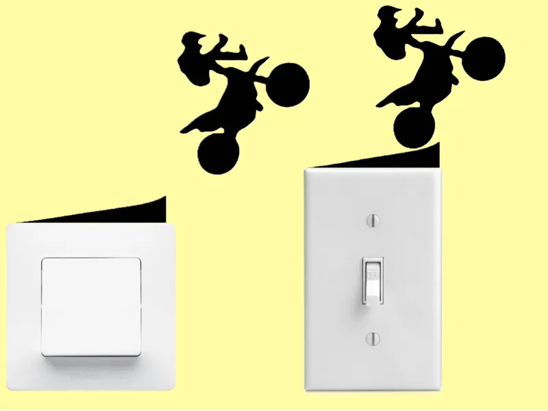 Motorcycle light switch design