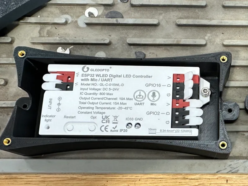 GLEDOPTO WLED ESP32 enclosure - magnetic or screw