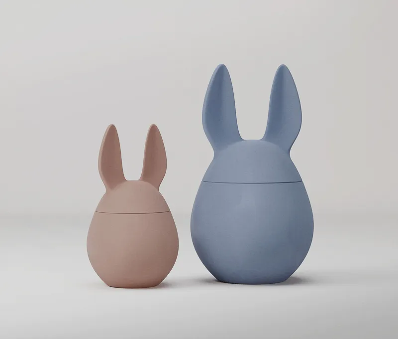 Easter Bunny Bowl with Lid