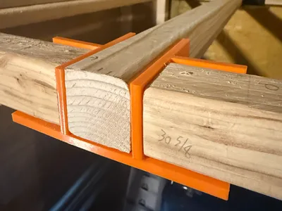 Parametric Flush Fit Tee Bracket - No Supports!