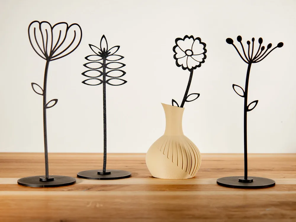 Decorative Flowers with Stand - Deco Flower Chapter 2 - Free 3D Print ...