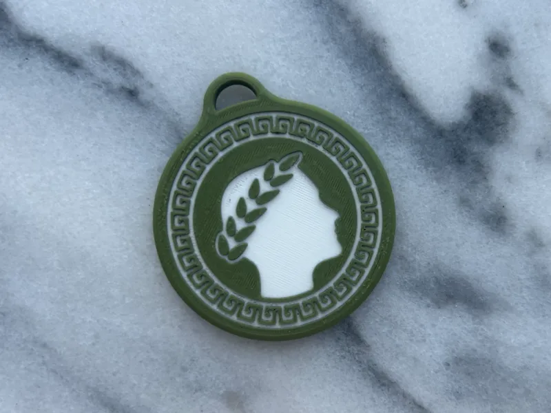 Julius Caesar name tag/keychain