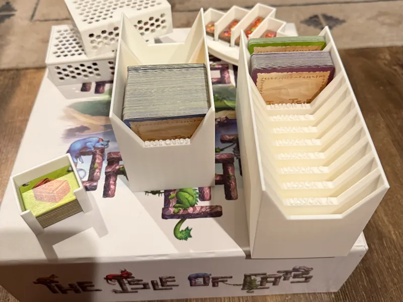 The Isle of Cats Board Game Organizer