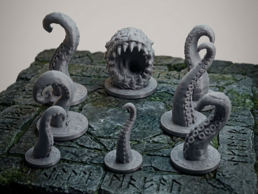 Eldritch Maw and Tentacles - Miniature Set