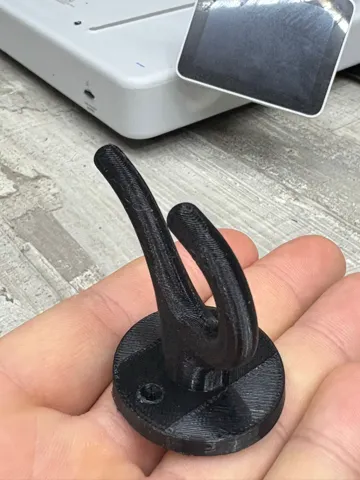 Figura decorativa: Robuster Doppel-Kleiderhaken für die Garderobe — vista de referencia 4