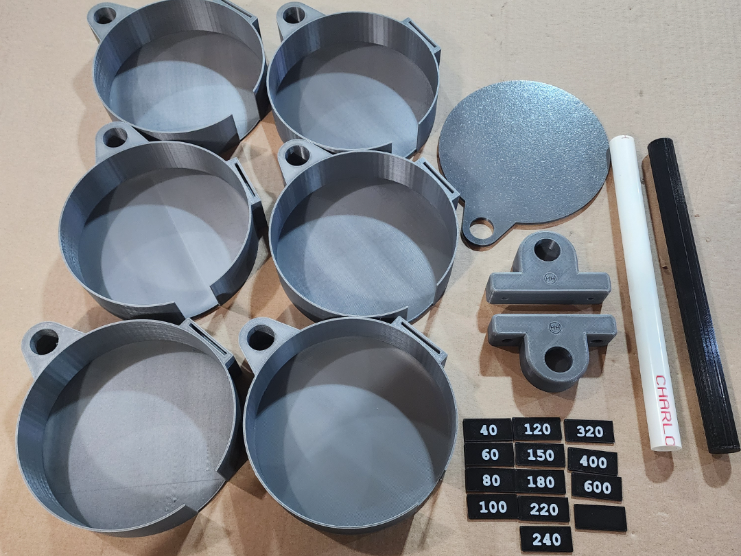 6" Sanding Disk Organizer Heavy Duty