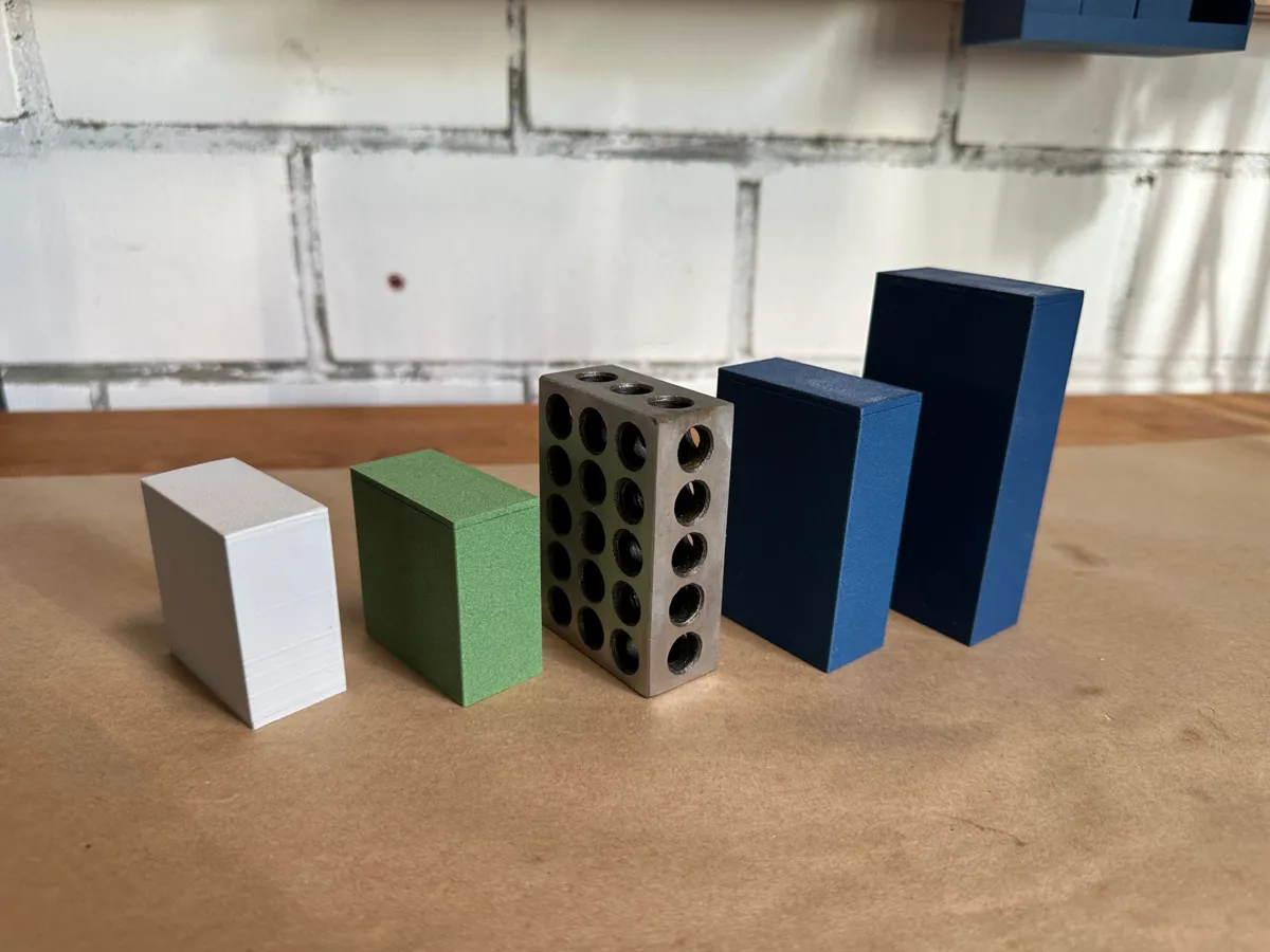 Blocs lestés sur mesure 50, 75 et 100 mm