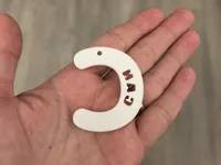 CAN Letter C 0.2mm layer, 2 walls, 15% infill