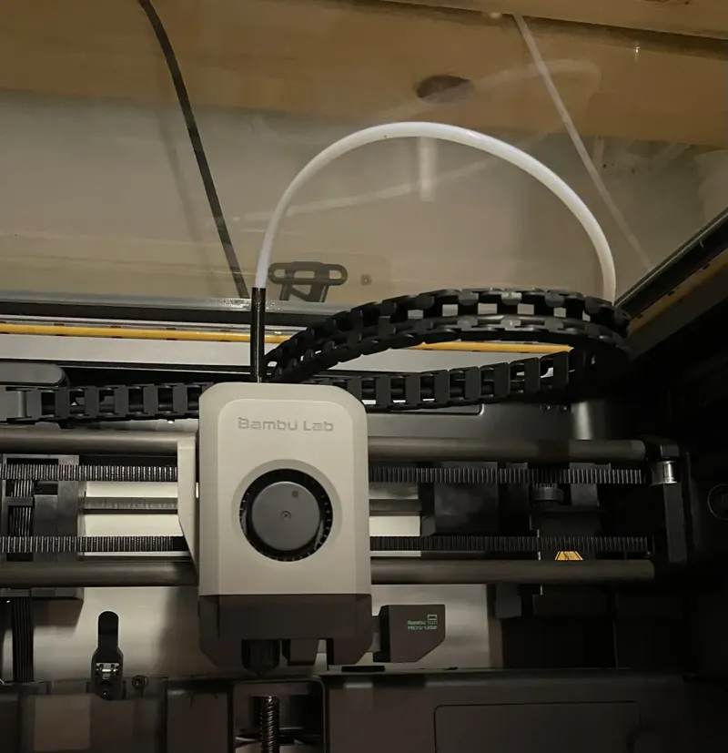 Bambu Lab flexible print head PTFE guide