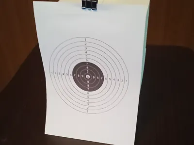 Model gun target