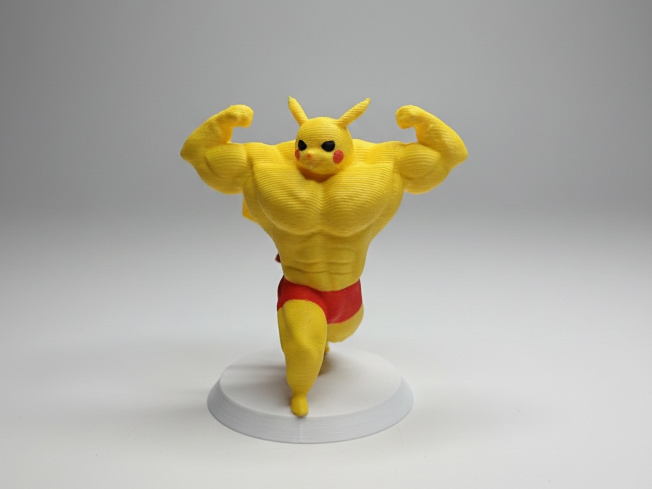 Der ultimative "Gym-Bro" Pikachu Bodybuilder