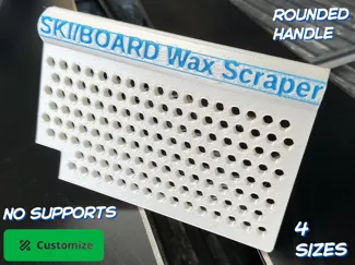 Ski/Board Wax Scraper V2