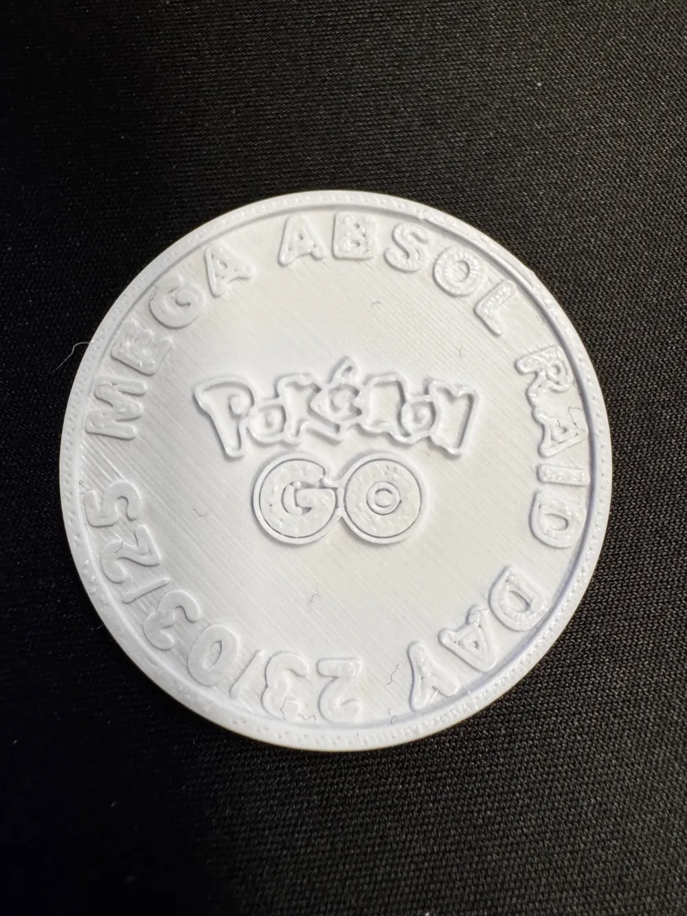 Mega Absol Raid Day coin by Crispy_NL - MakerWorld