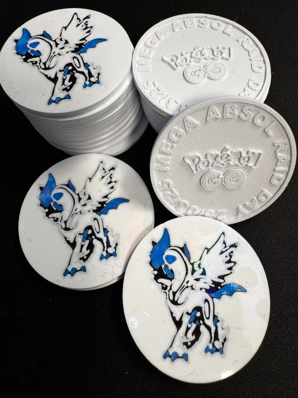 Mega Absol Raid Day coin by Crispy_NL - MakerWorld