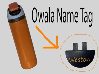 Owala Name Tag