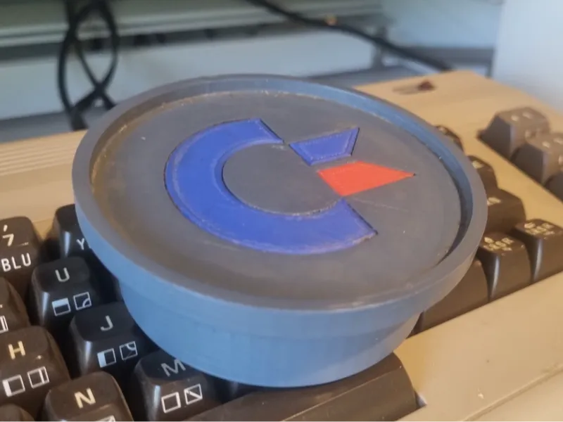 Commodore Logo Sofa Armchair Cup Holder Insert