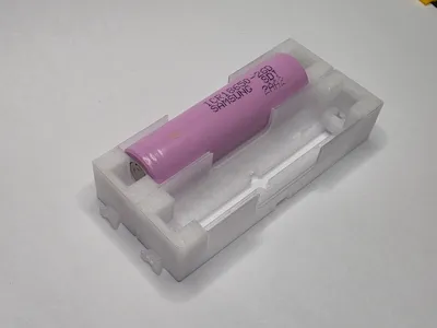 Fully Printable 18650 Battery Holder System