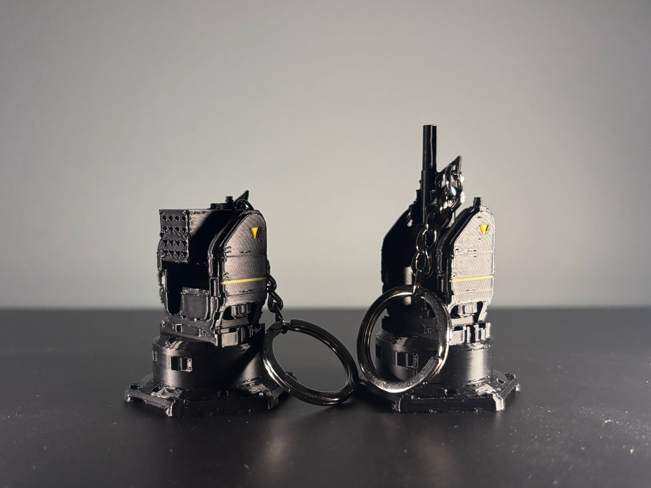 Helldivers 2 Explosive Duo Keychains
