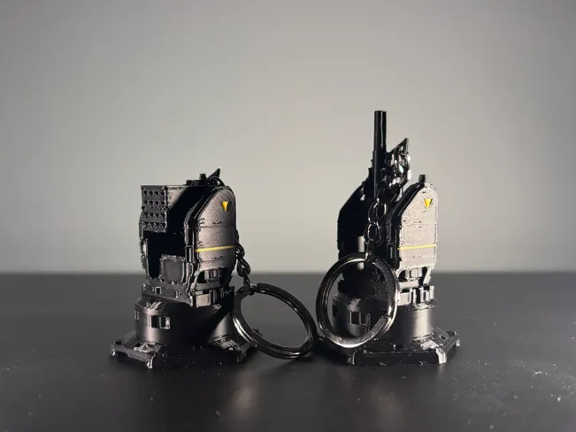 Helldivers 2 Explosive Duo Keychains