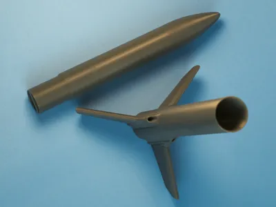 High Flying Model Rocket for D engines