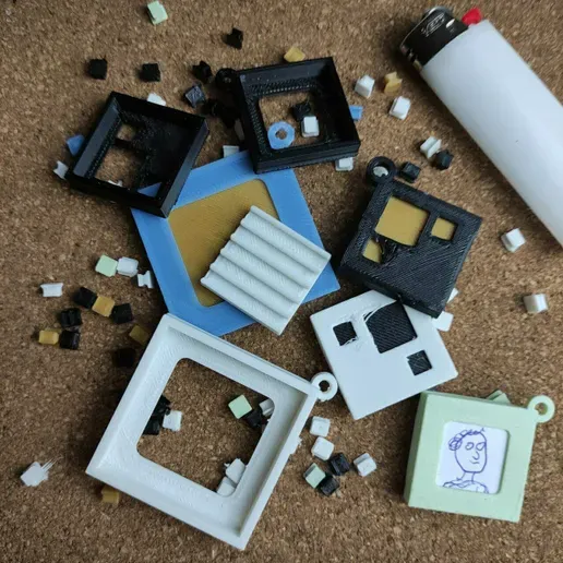 Pixel Bits [Easy - Fast Print] by Purple Dreams MakerWorld: Download ...