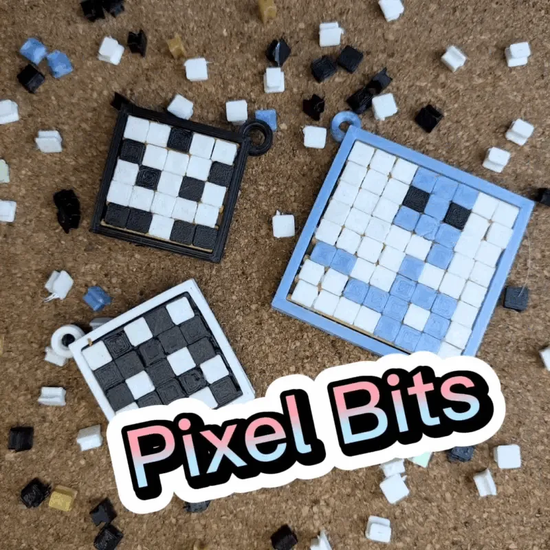 Pixel Bits [Easy - Fast Print] by Purple Dreams MakerWorld: Download ...