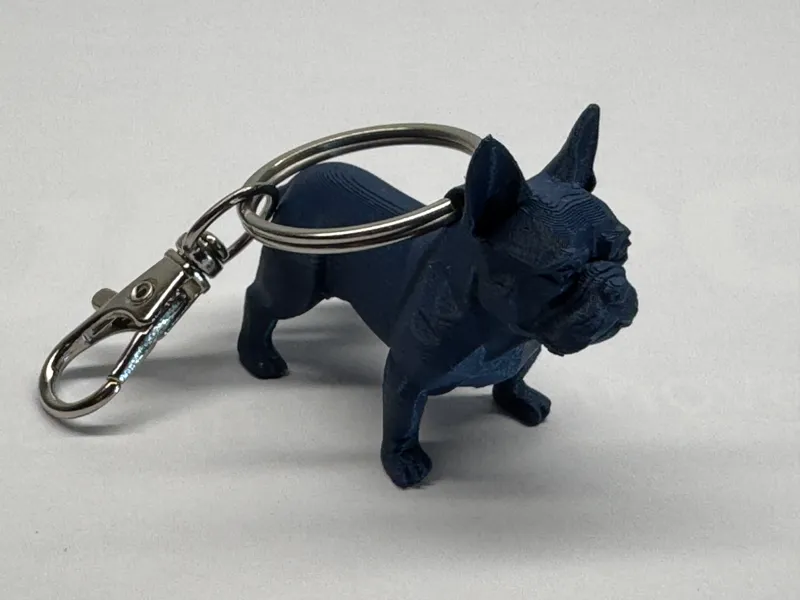 Französische Bulldogge Schlüsselanhänger 