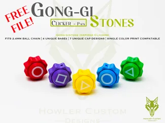 Squid Game Gonggi Stones Clicker Fidgets