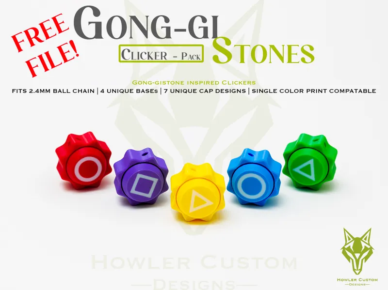 Squid Game Gonggi Stones Clicker Fidgets