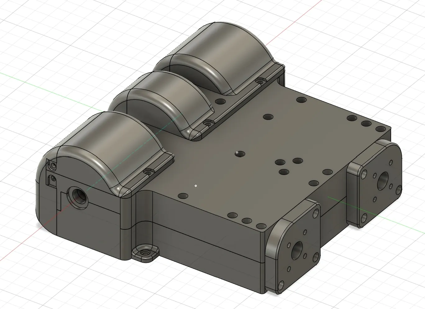 Miniatura 2 do modelo 3D 双流波箱履带车底盘（可行性验证）