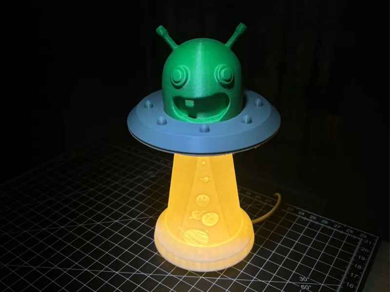 UFO Lithophane Lamp