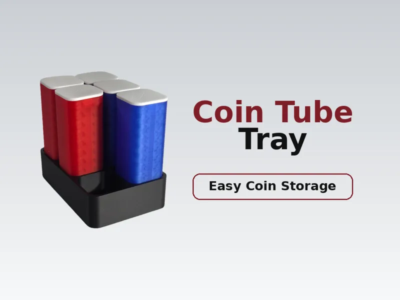 US Coin Storage Tube Tray
