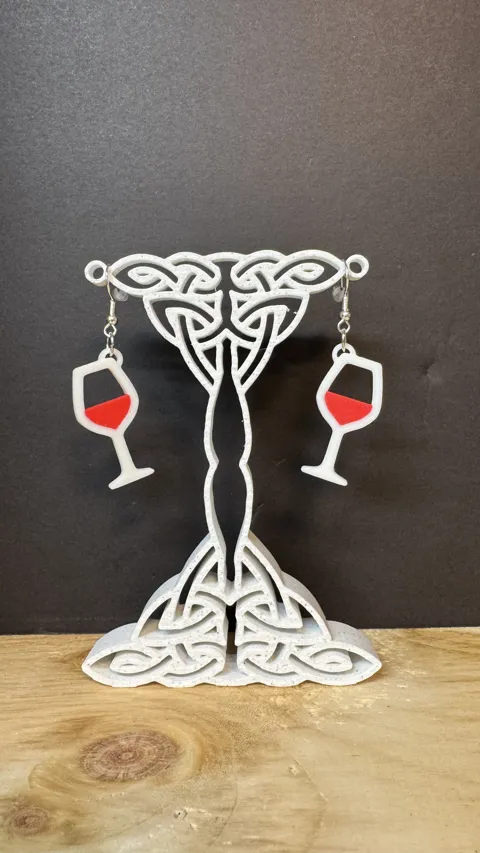 Wine Glass Earrings view 2