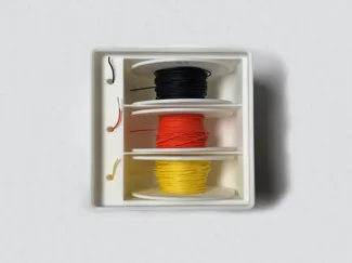 Gridfinity Wire Spool Holder 2x2