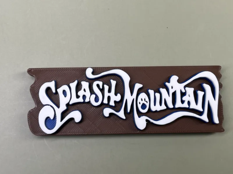 Splash Mountain Fridge Magnet - Disney World
