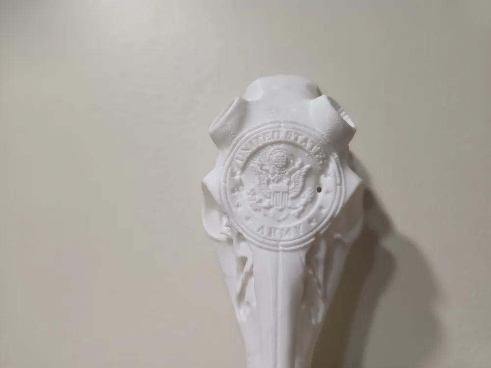Army - BAS Antler Mount Deer Skull - Free 3D Print Model - MakerWorld