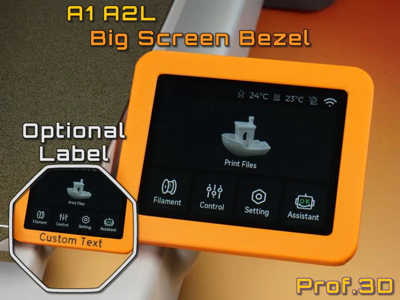 A2L Touch Screen Big Bezel ⧸ No Rattle Clip System