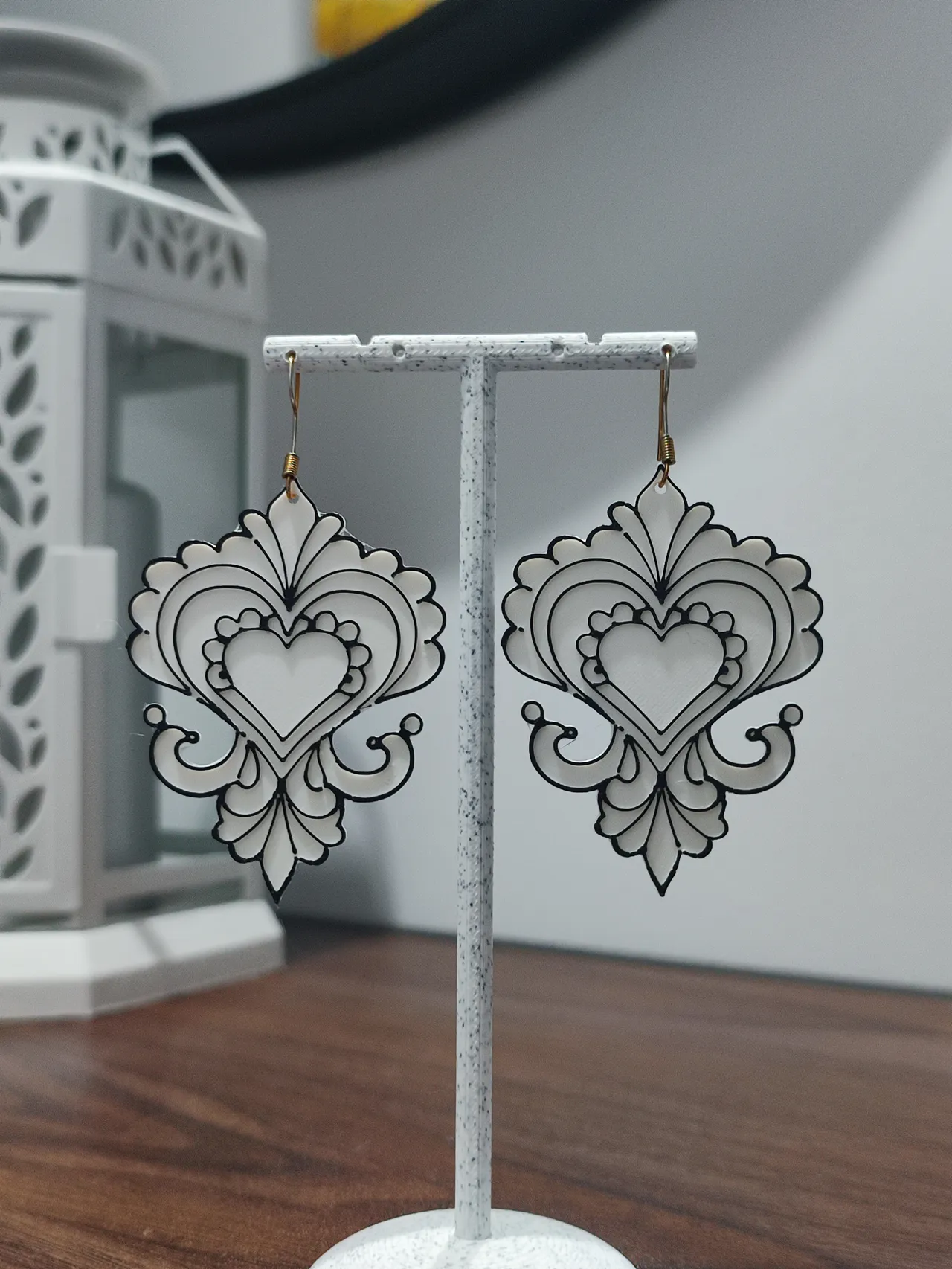 Aretes Corazón de Versalles view 2